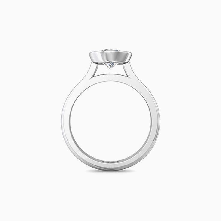 Classic Bezel Set Solitaire Engagement Ring