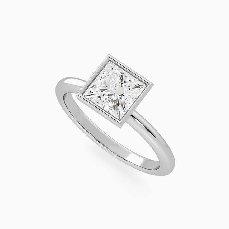 Bezel Engagement Ring