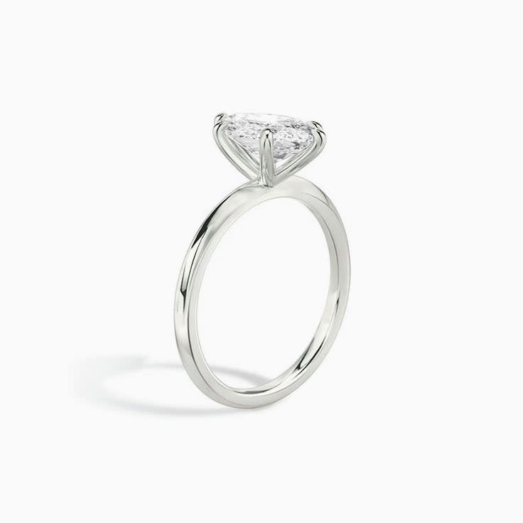 Marquise solitaire ring
