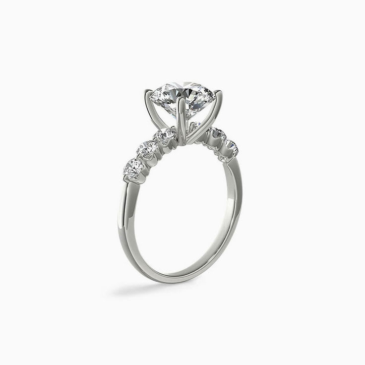 Classic Five Diamond Engagement Ring
