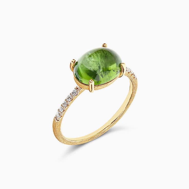 Green Tourmaline Ring