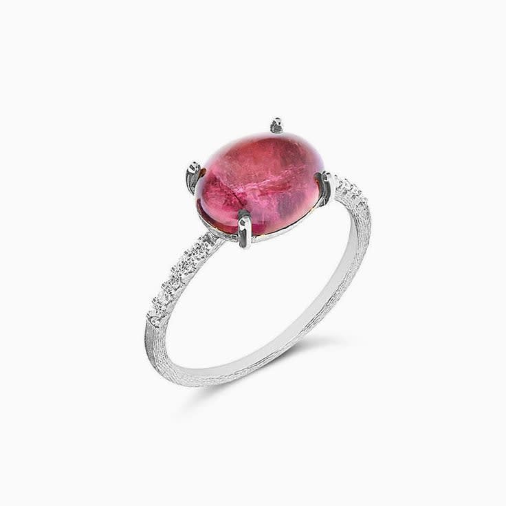 Tourmaline Diamond Ring
