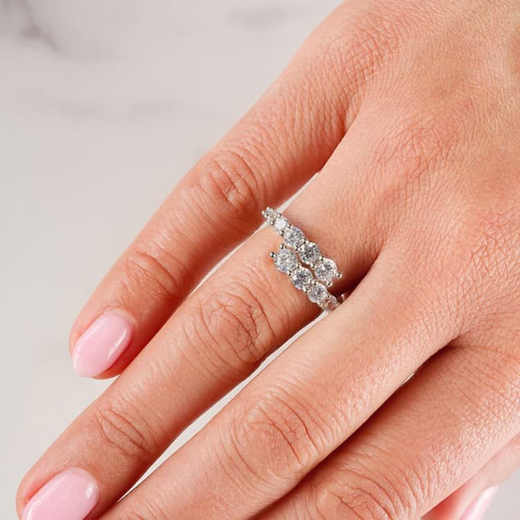 Classic Diamond Twist Ring