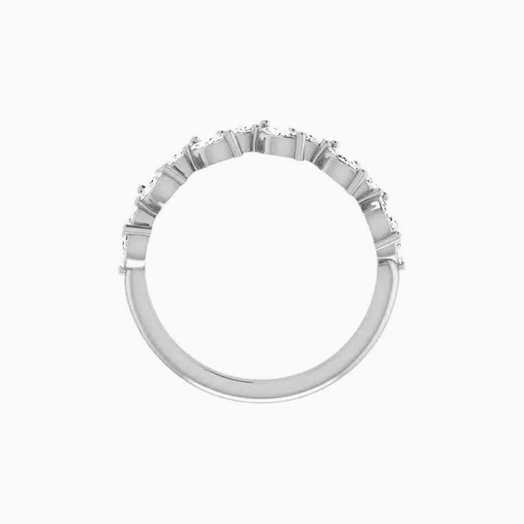 Diamond Leaf Bail Ring