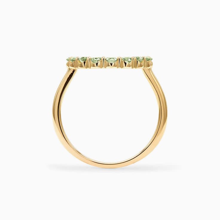 Infinity Peridot Ring