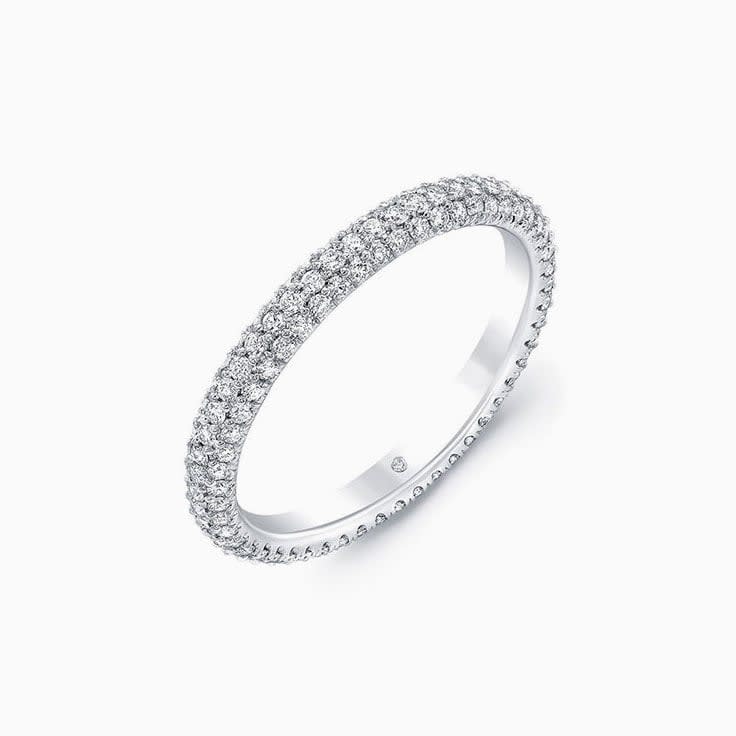 Three Rows Lab Diamond Eternity Band