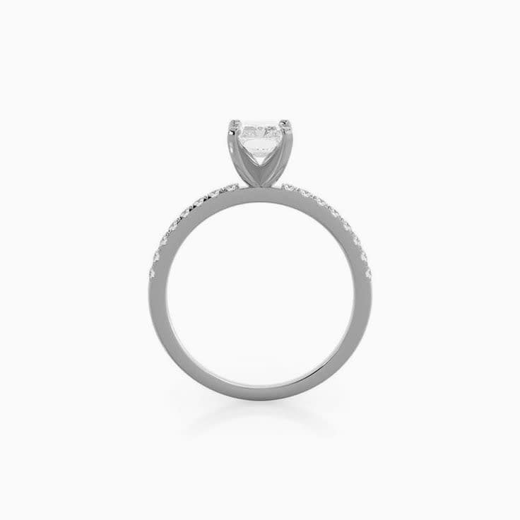 Radiant Lab Grown Diamond Engagement Ring