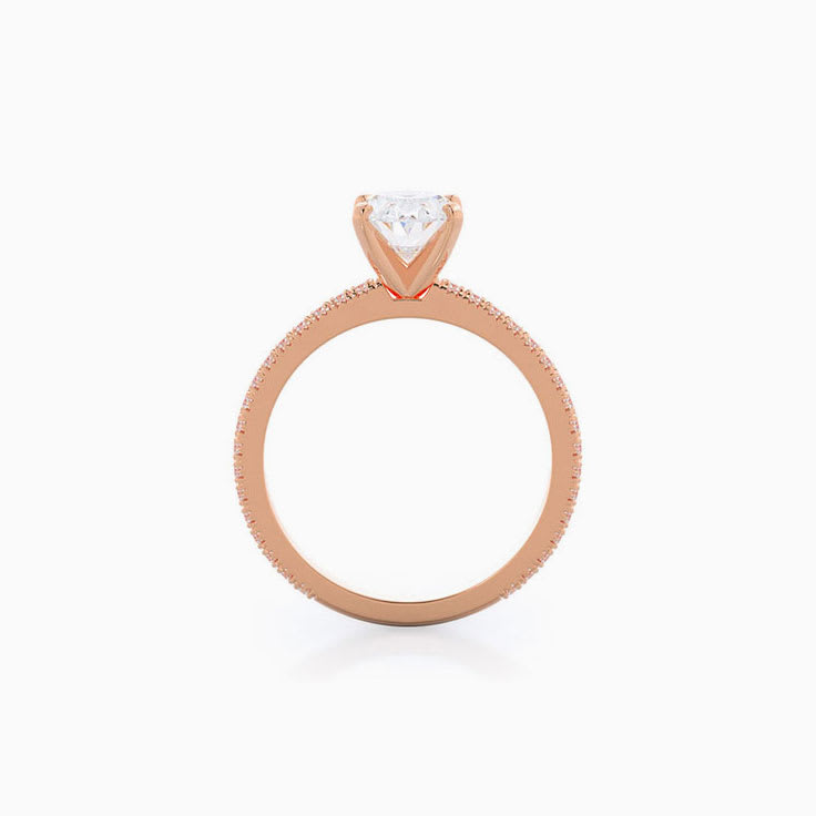 Lab Diamond Engagement Eternity Ring
