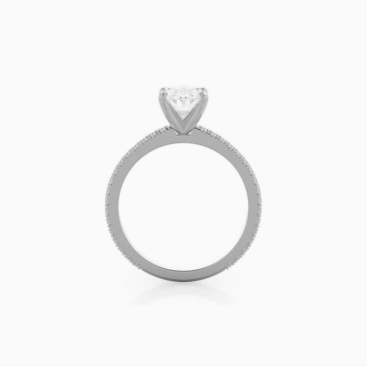 Lab Diamond Engagement Eternity Ring