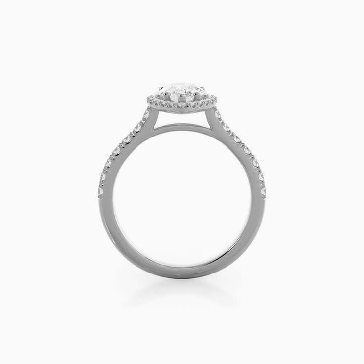 Pear Lab Diamond Engagement Ring