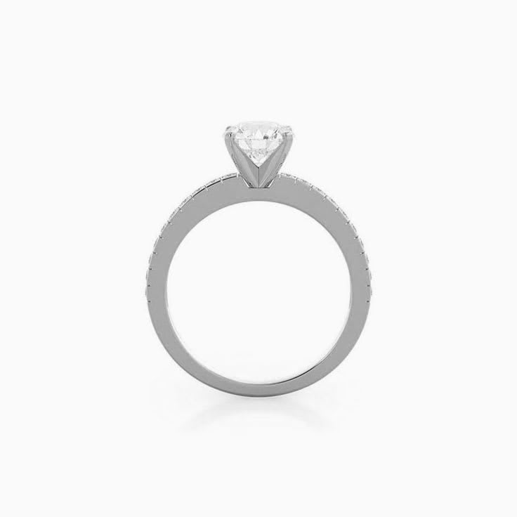 Classic Lab Diamond Engagement Ring