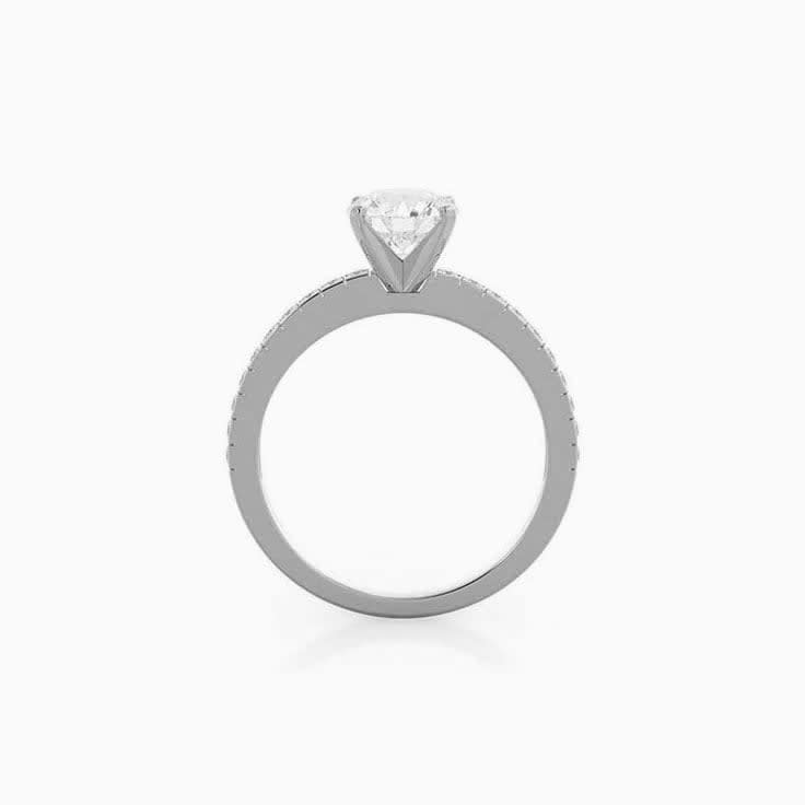Classic Lab Diamond Engagement Ring
