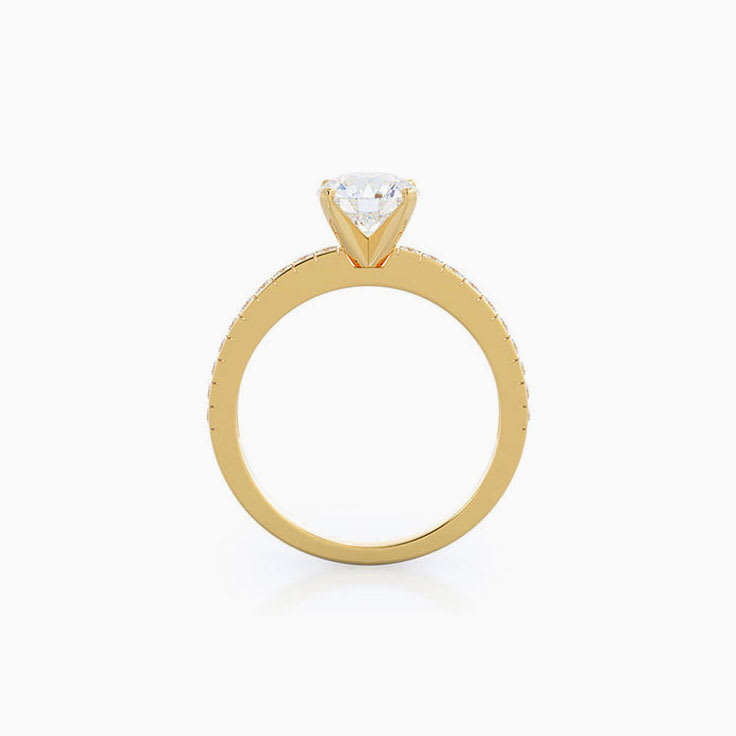 Classic Lab Diamond Engagement Ring