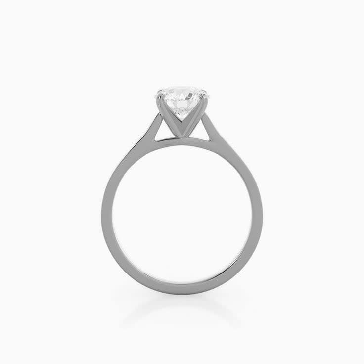 Classic Solitaire Lab Diamond Engagement Ring