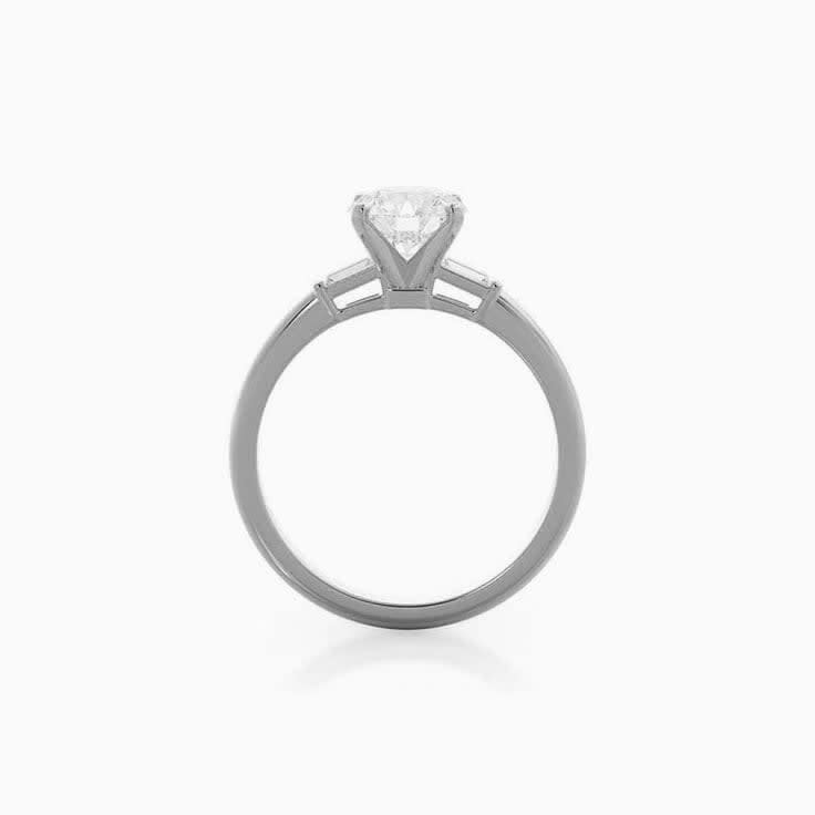 Trilogy Lab Diamond Engagement Ring