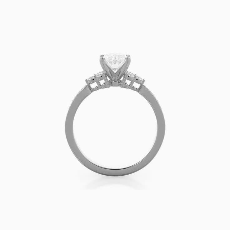 Classic Oval Lab Diamond Engagement Ring
