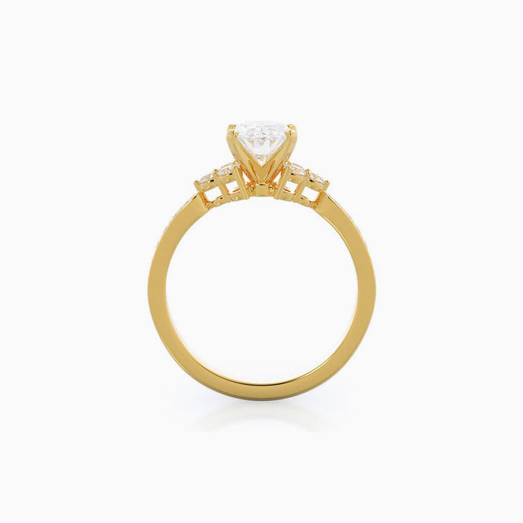 Classic Oval Lab Diamond Engagement Ring