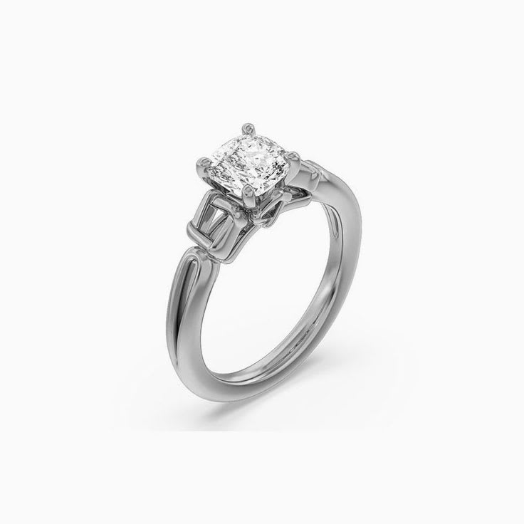 Lab Diamond Classic Engagement Ring