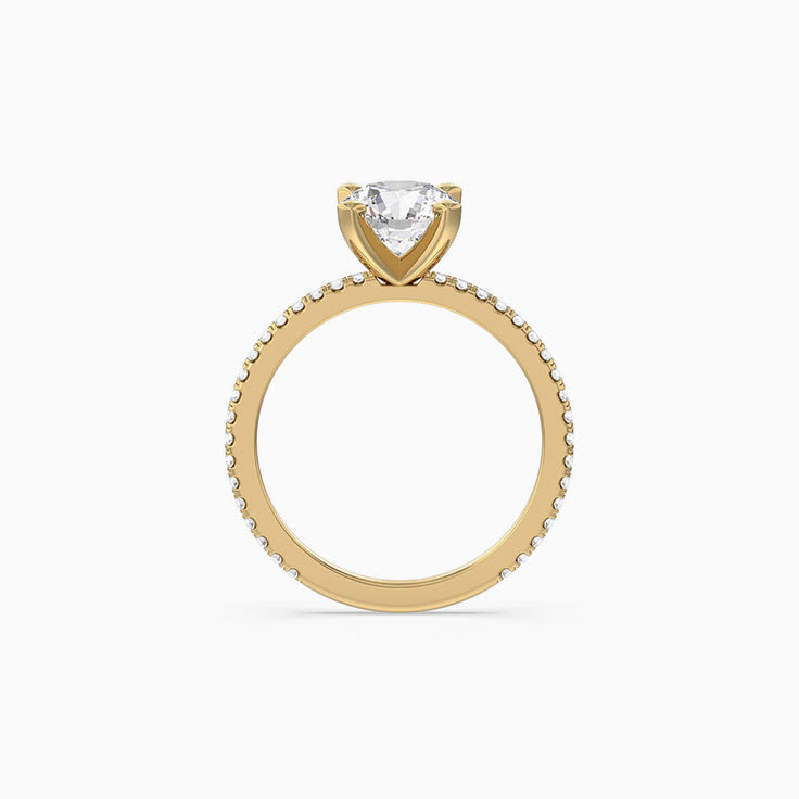 Lab Grown Eternity Diamond Engagement Ring