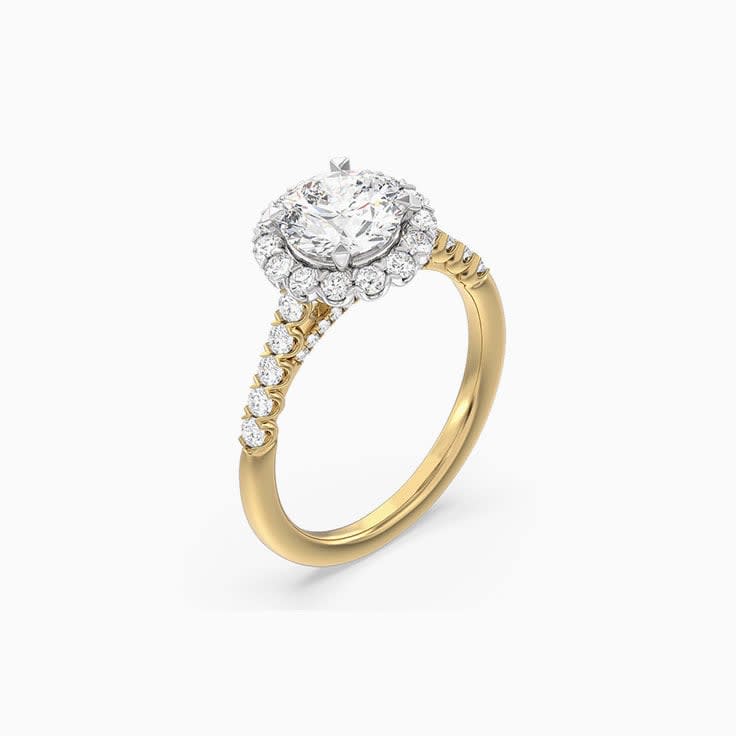 Enchant Womens Lab Diamond Engagement Ring