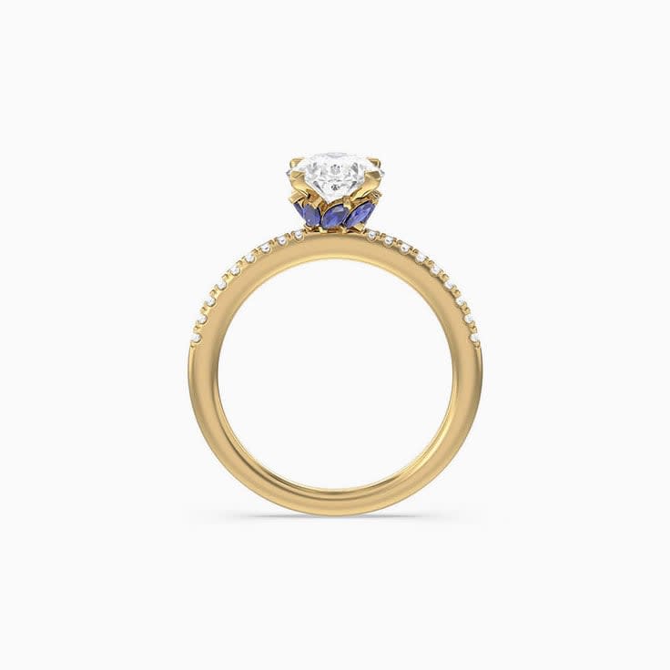 classic pave Engagement Ring