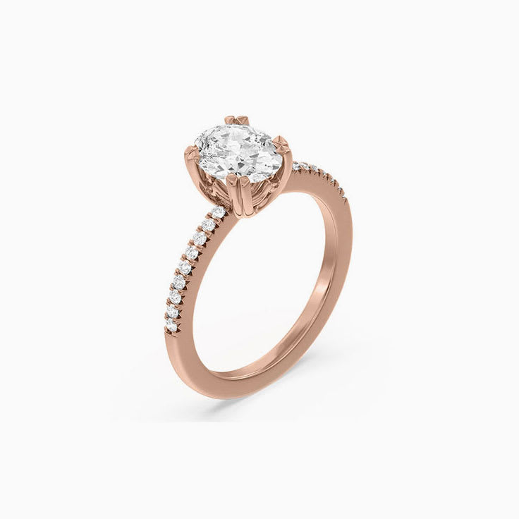 oval cut engagement rings