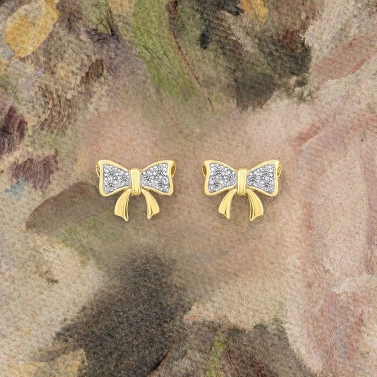 Bowtie Diamond Studs