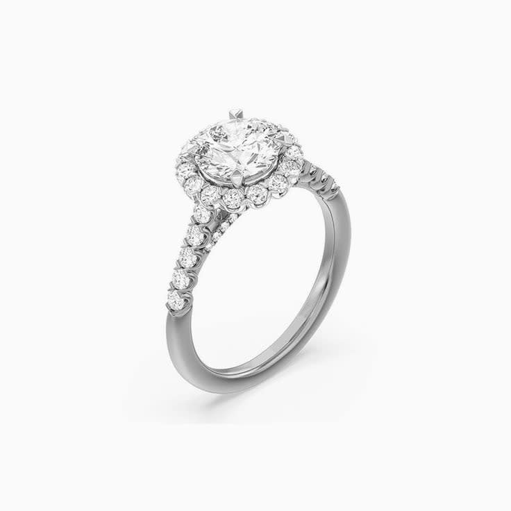 2ct lab grown diamond engagement ring