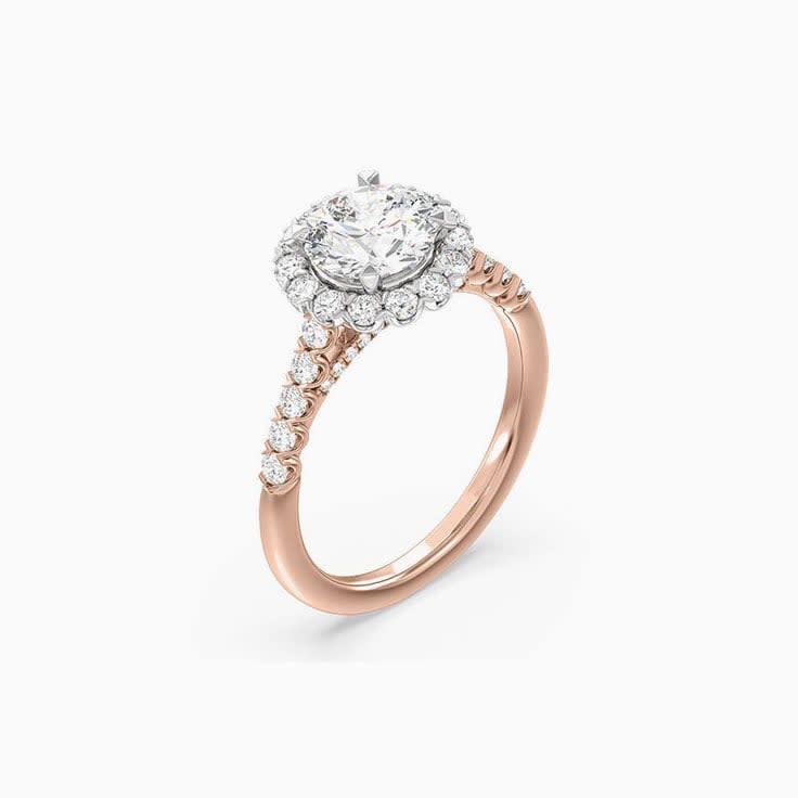 2ct lab grown diamond engagement ring