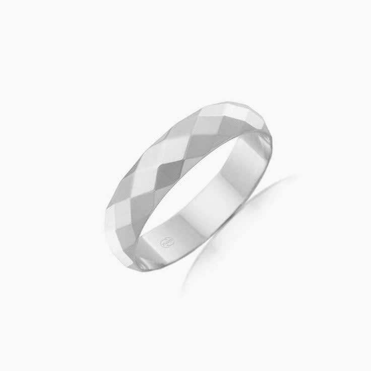 4mm Yellow Gold Mens Wedding Ring