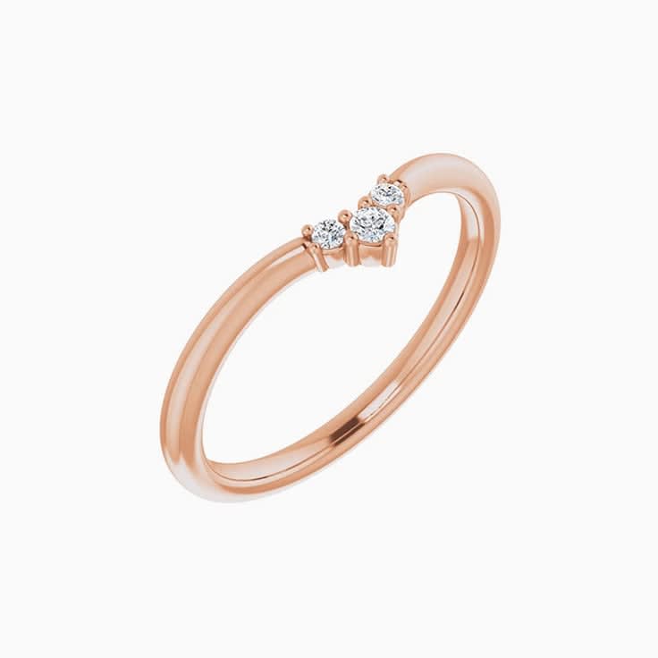 tiara style wedding band