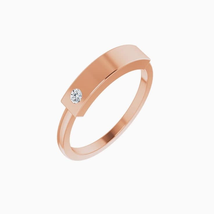 Engravable bar ring