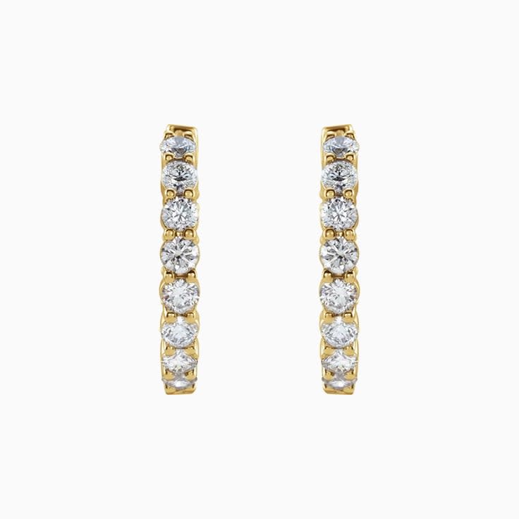diamond hoops