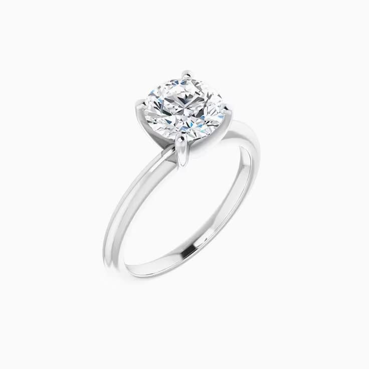 2 carat solitaire engagement ring