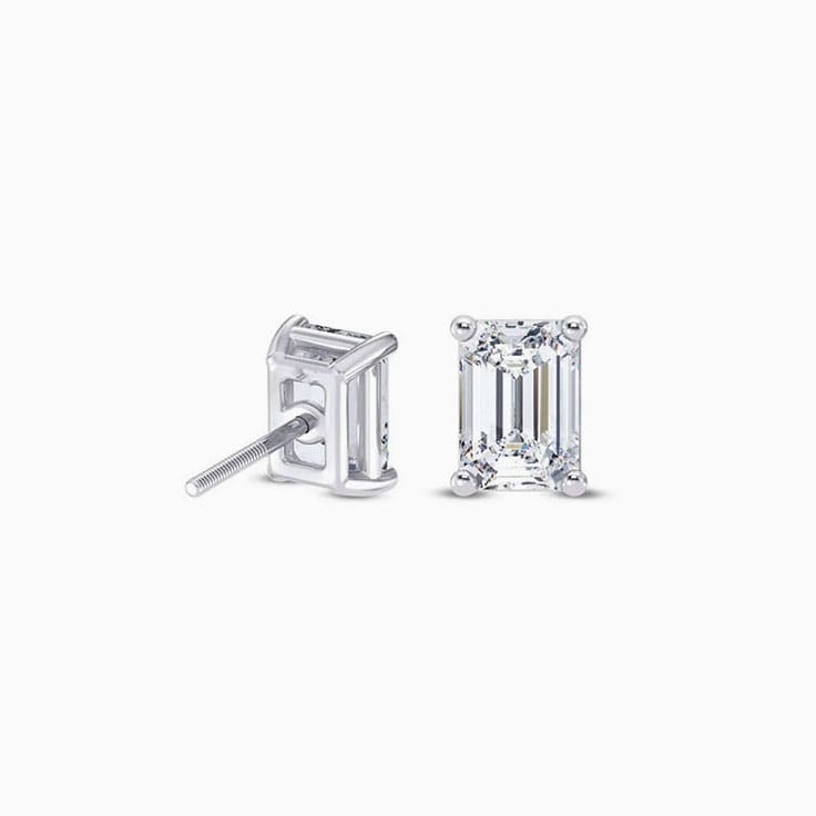 Lab grown diamond stud earrings
