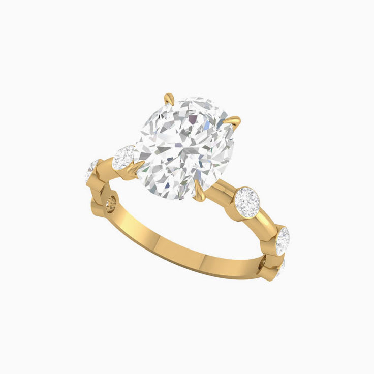 Oval Diamond Ring