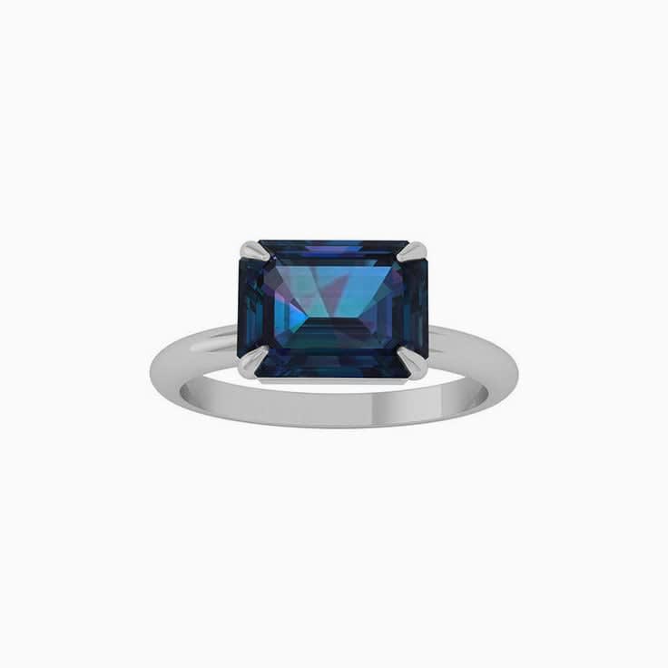 London Blue Top In Bezel Setting