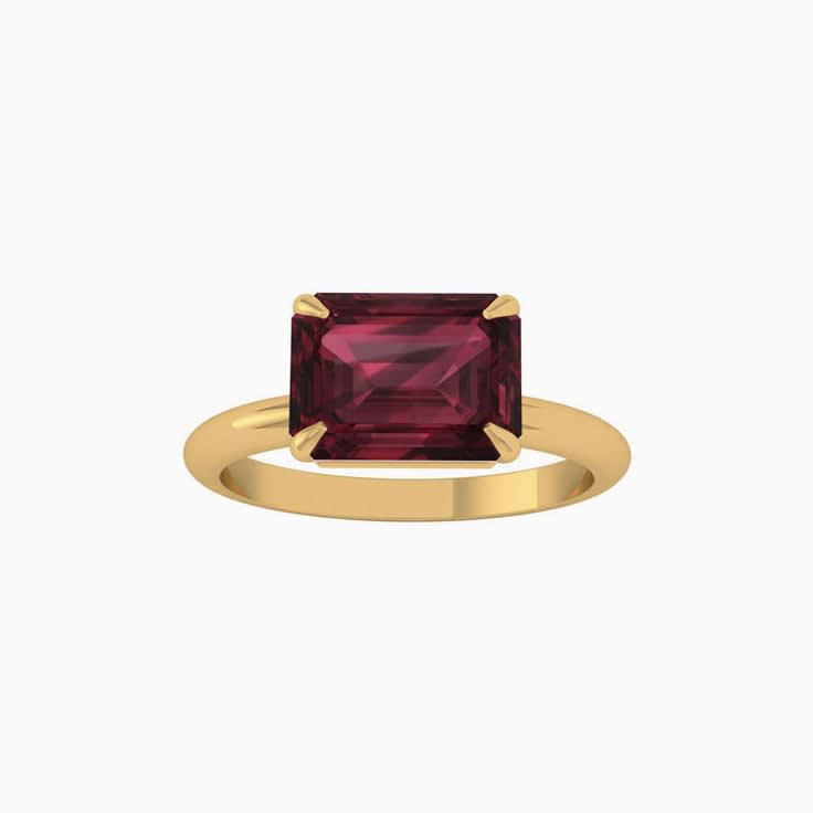 Rhodolite Gold Ring