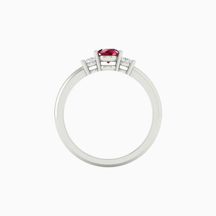 Ruby and diamond trilogy Ring