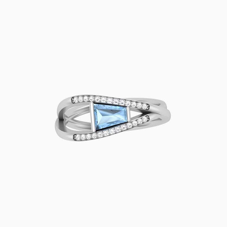 Day Dress Ring Aquamarine