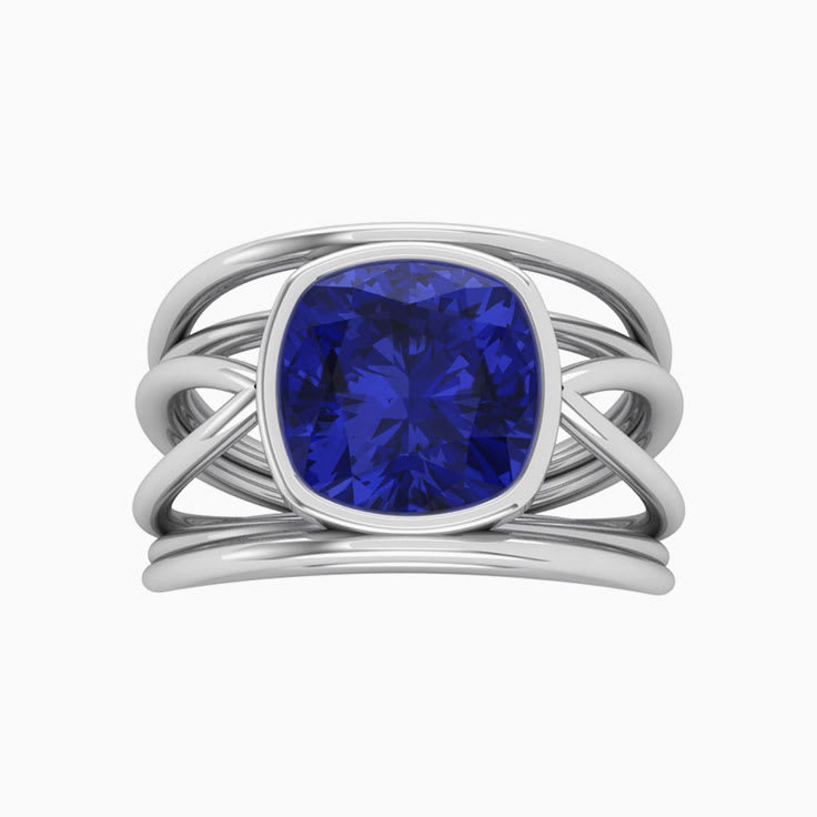 Tanzanite on a Gold Band