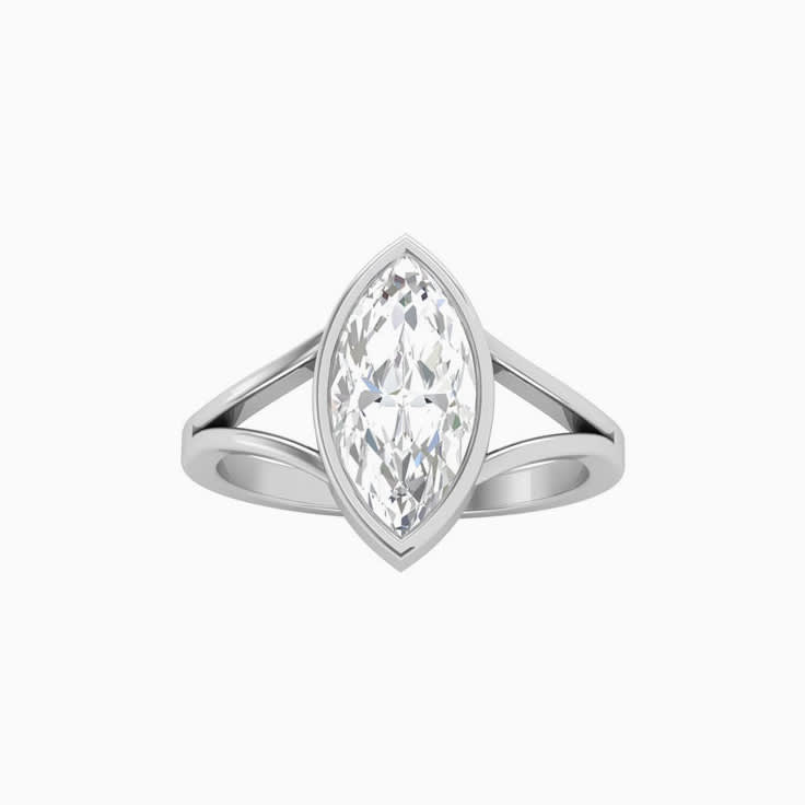Marquise on a Split Band