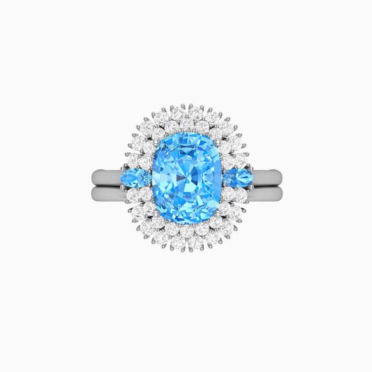 Blue topaz Ring