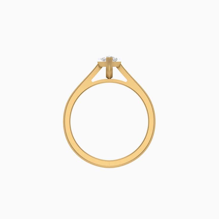 1ct Marquise mossanite engagement ring