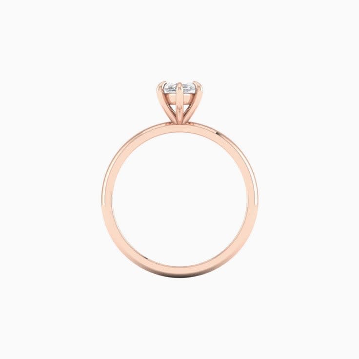 1ct Marquise Cut Mossanite Engagement Ring