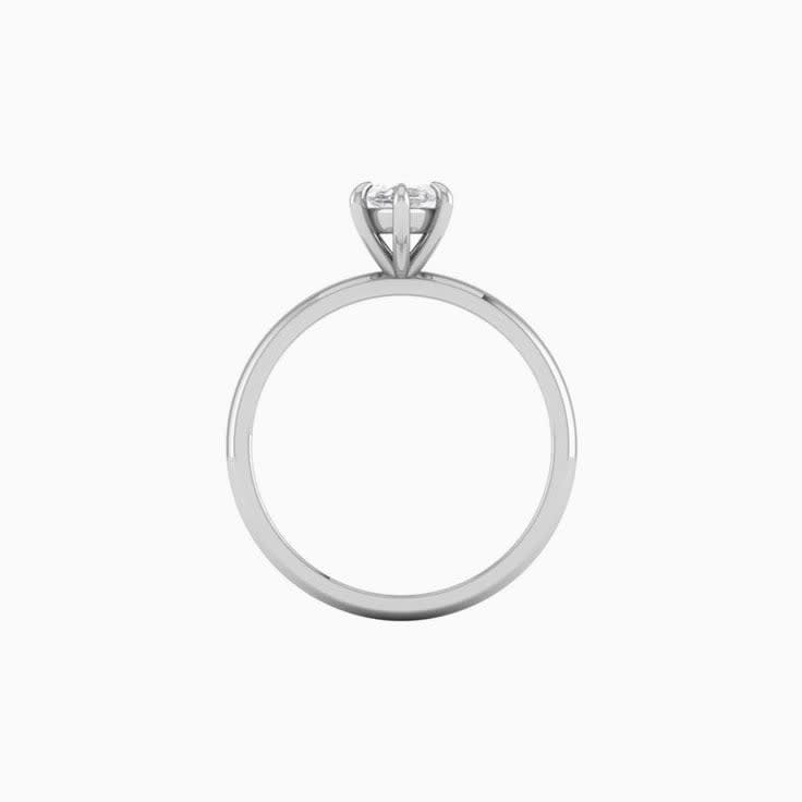 1ct Marquise Cut Mossanite Engagement Ring