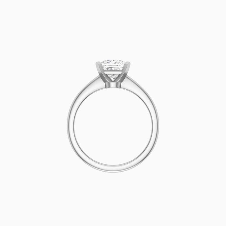Classic princess mossianite engagement Ring