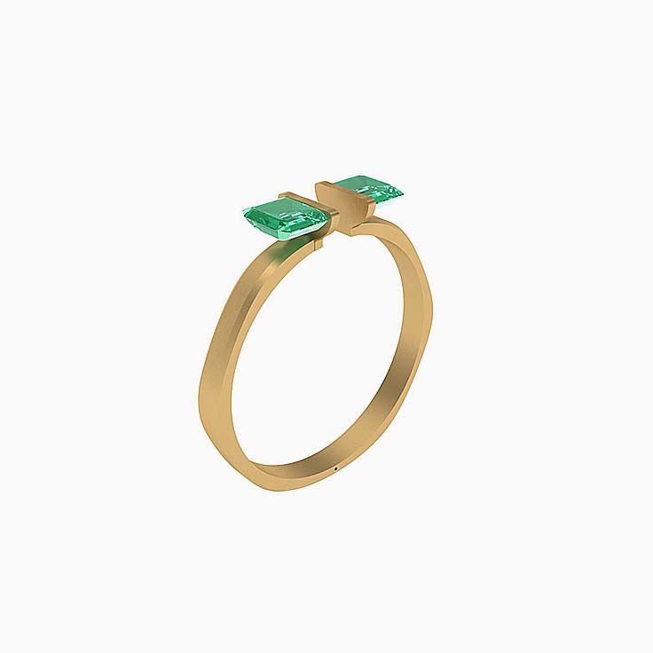Bangle with Green Onyx 9ct yellow gold