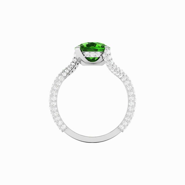 5ct Cushion Cut Tourmaline Dress Ring