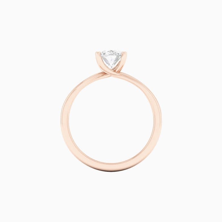 1 Carat Oval Lab Diamond Engagement Ring